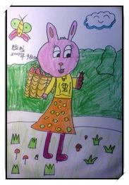 小兔吃瓜美术教案